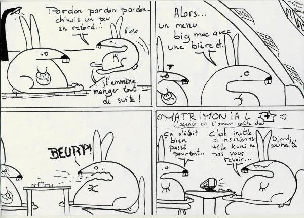 Djordj - Les aventures de Djordj et ses collègues - Le lapin, un être romantique