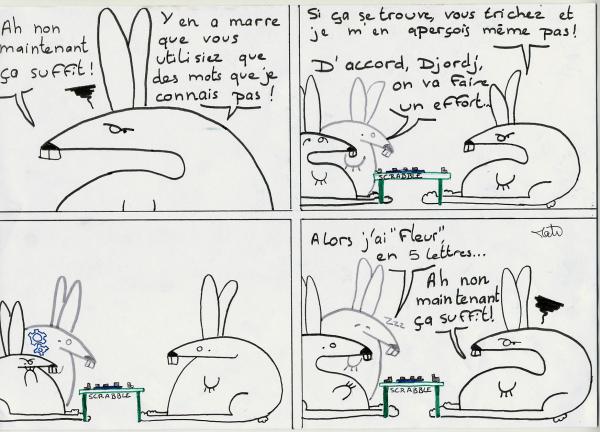 Djordj - Les aventures de Djordj et ses collègues - La partie de Scrabble