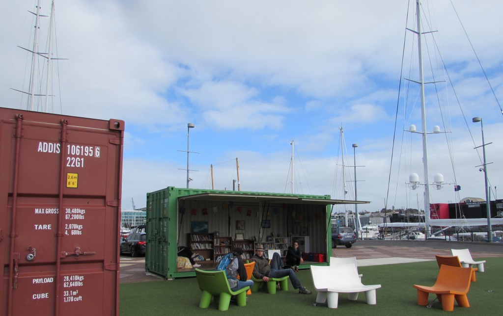 Bibliotheque port - visite d'Auckland